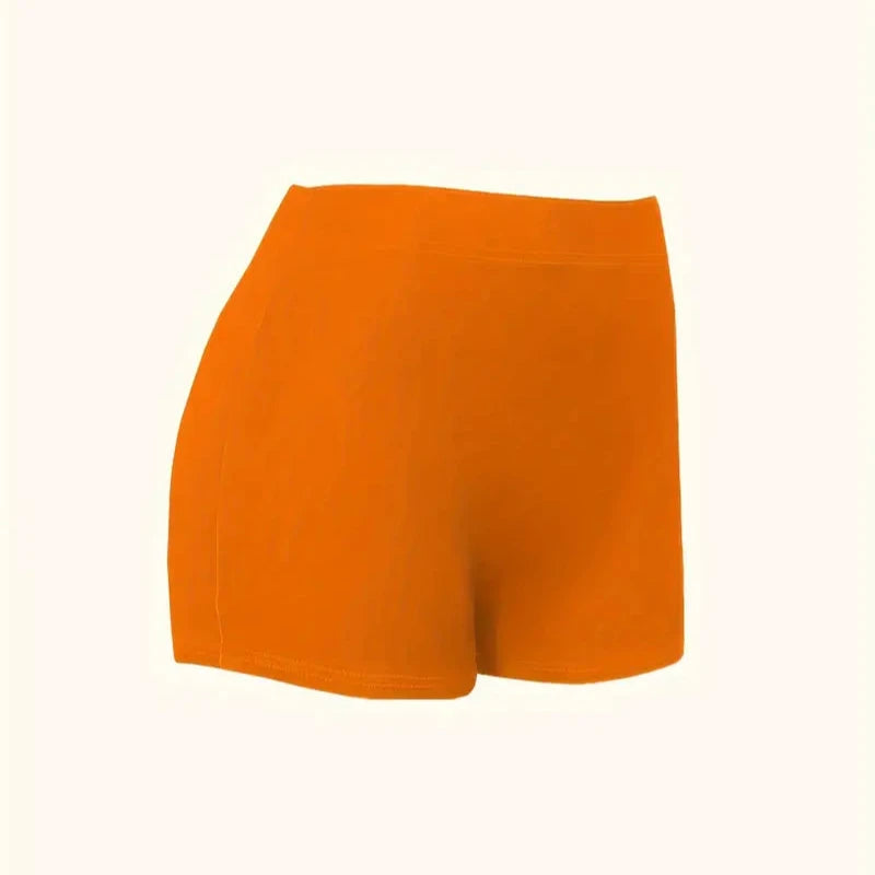 Pumpkin Booty High-Waisted Halloween Yoga Shorts