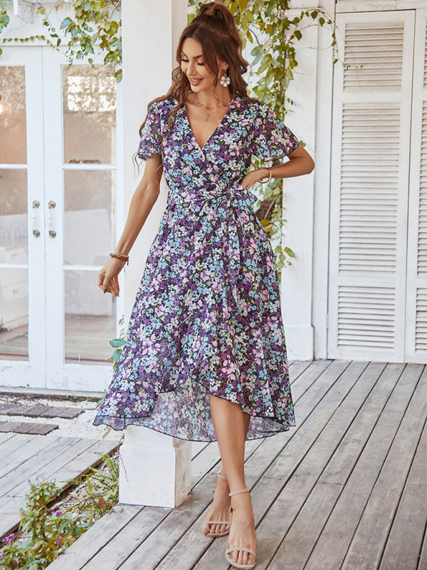 Marigold Printed Swing "Timeless" Dress