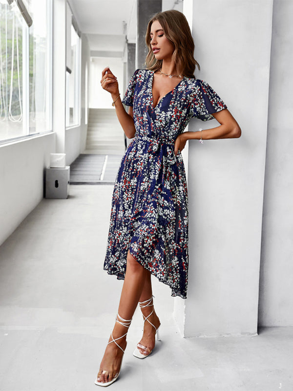 Marigold Printed Swing "Timeless" Dress