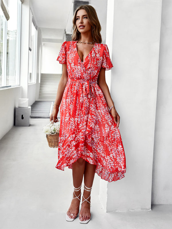 Marigold Printed Swing "Timeless" Dress