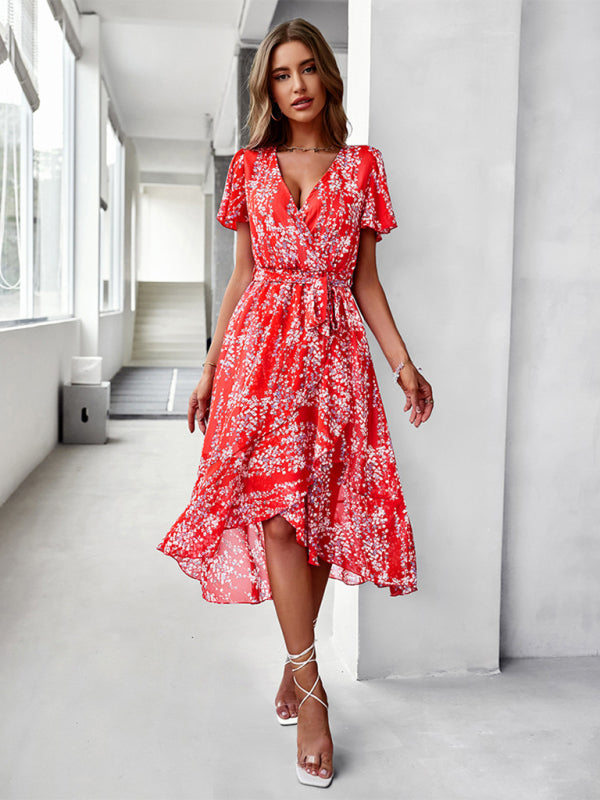 Marigold Printed Swing "Timeless" Dress