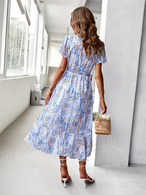 Marigold Printed Swing "Timeless" Dress